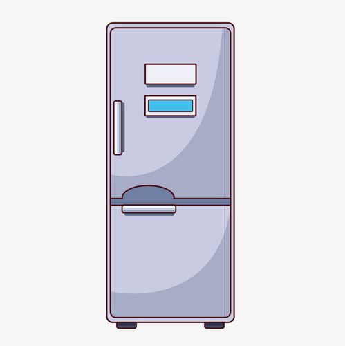 90年代复古家用电器电冰箱设计元素【免抠元素png】-90设计网